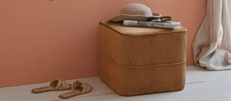 Velvet poefen Velvet poefen