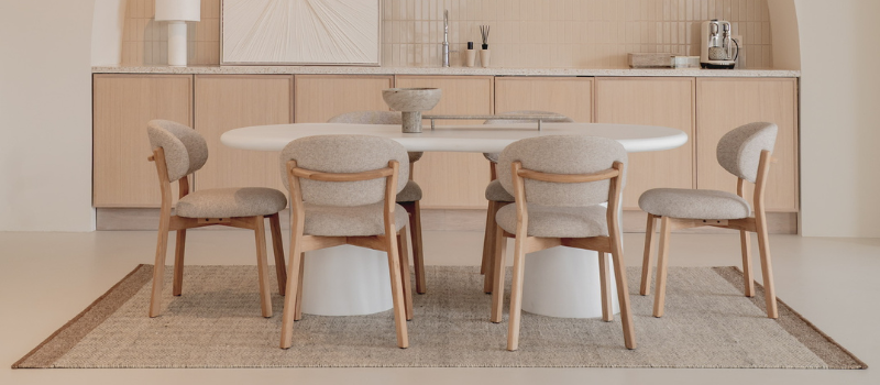 Japandi eetkamerstoelen