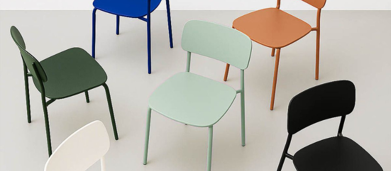 Kunststof eetkamerstoelen