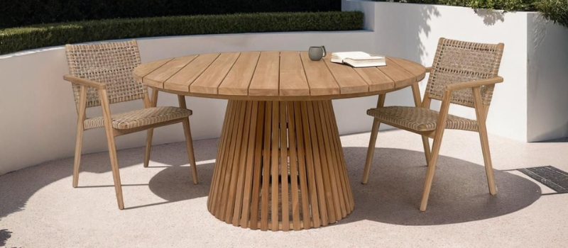 Vierkante tuintafels