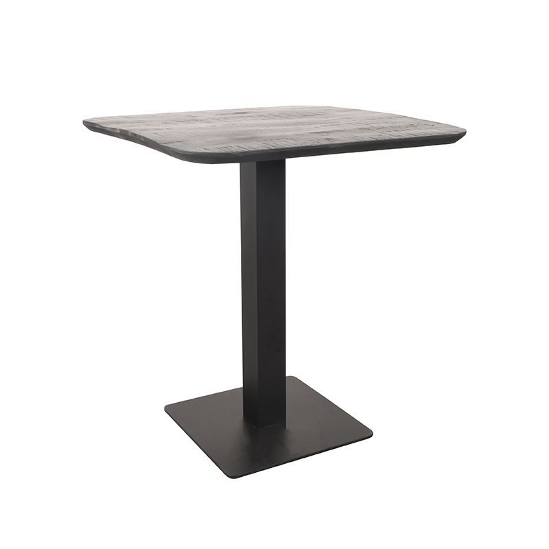 Label51 Restauranttafel 70x70x74 cm - sloppy edge - zwart