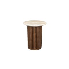 Arda bijzettafel ø35 cm - bruin