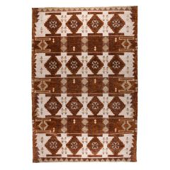 Maron vloerkleed 200x300 cm - bruin/beige
