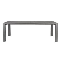 Celina tuintafel staal 220x100 cm - grijs