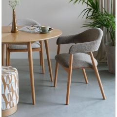 Clay arm eetkamerstoel hout