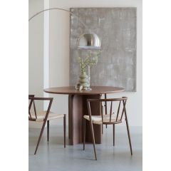 Erick eetkamerstoel - walnoot