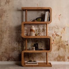 Rattle kast open hout