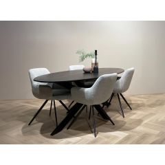 Kala eettafel 200 cm - zwart