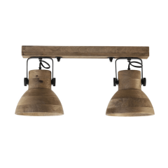 Ilanio hanglamp hout naturel 2L van het woonmerk Light & Living