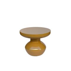 Brix Lou bijzettafel ø40,5 cm - mosterd
