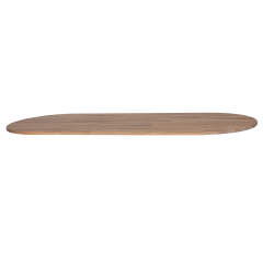 Tablo tafelblad eiken grijze olie ovaal 220x90 cm