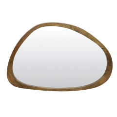 Sonora spiegel 120x5x80 cm hout olie bruin van het woonmerk Light & Living
