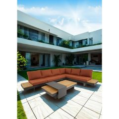 Barbados loungeset - terracotta