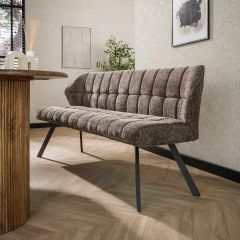 Ramon eetkamerbank 180 cm geweven