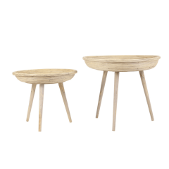 Colon bijzettafel naturel | set van 2 van het woonmerk Light&Living
