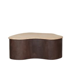 Davi bijzettafel espresso mangohout - 80 cm