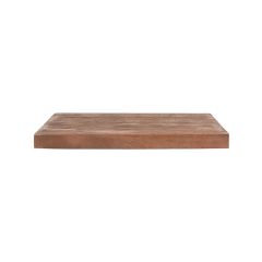 Restaurant/Bartafel Blad Vierkant Straight Edge 70x70 cm - espresso