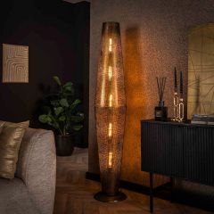 Marcus vloerlamp 5L - brons antiek