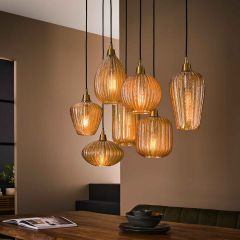 Elsie hanglamp 7L patroon mix van het woonmerk Fraaai