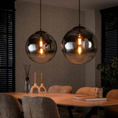 Mathew hanglamp 2L - zwart