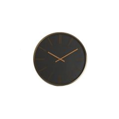 Emporio klok Ø40 cm - zwart/goud