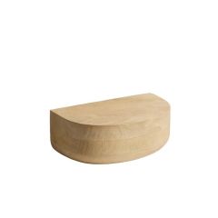 Delgado wandplank 30x18x12 cm hout - naturel