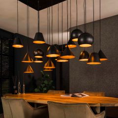 Audrey hanglamp 18L XXL metalen kap
