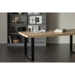 Combi-Tablo mangohout 180x90 cm + U-poot