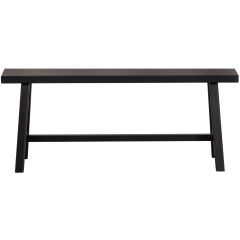 Imme bankje 110 cm hout - zwart