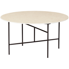 Vida bijzettafel 40xø75 cm - naturel marmer
