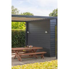 Delta picknick tuintafel 220x100 cm aluminium - terra