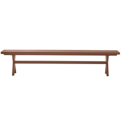 Delta picknick tuinbank 220x35 cm aluminium - terra