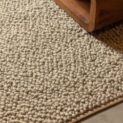 Veld vloerkleed wol 160x230 cm - naturel
