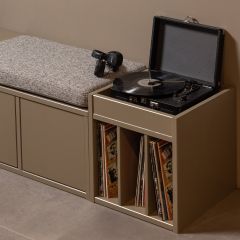 Turner platenkast grenen - mud