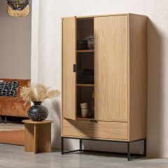Silas 2-deurs kasten eiken - naturel