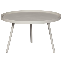 Mesa bijzettafel xl 39xø78 cm hout - zand