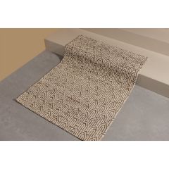 Joslin vloerkleed rond wol 170x240 cm - naturel melange