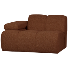 Mojo 1-zits met armleuning links bouclé