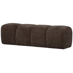 Mojo eetbankje 164 cm geweven ribstof