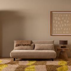 Xem 1-persoons slaapbank velvet - naturel