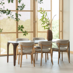 Fiore eettafel 230x95 cm mangohout - donkerbruin