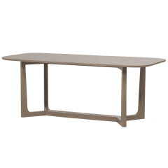 Ferion eettafel 180x90 cm mangohout - mud