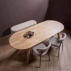 Tablo eettafel ovaal 220x90 cm