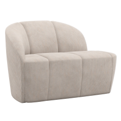 Mojo 2-zits bankje links wollig