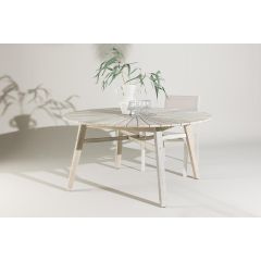 Derya ronde tuintafel - ø150 cm - whitewash