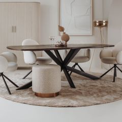 Silvi eettafel Deens ovaal - 220 cm