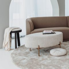 Ossana poef - 100 cm - beige
