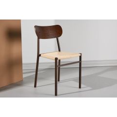 Weber eetkamerstoel - rattan