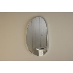 Salvo organische spiegel - 40 x 65 cm - zilver
