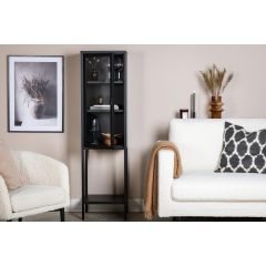 Zivo vitrinekast - 40 x 150 cm - zwart